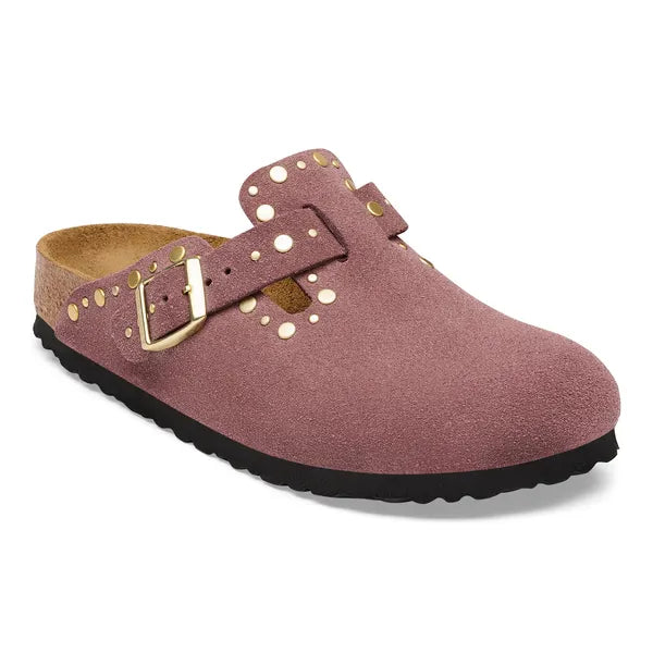 Birkenstock Boston Rivet Suede Leather