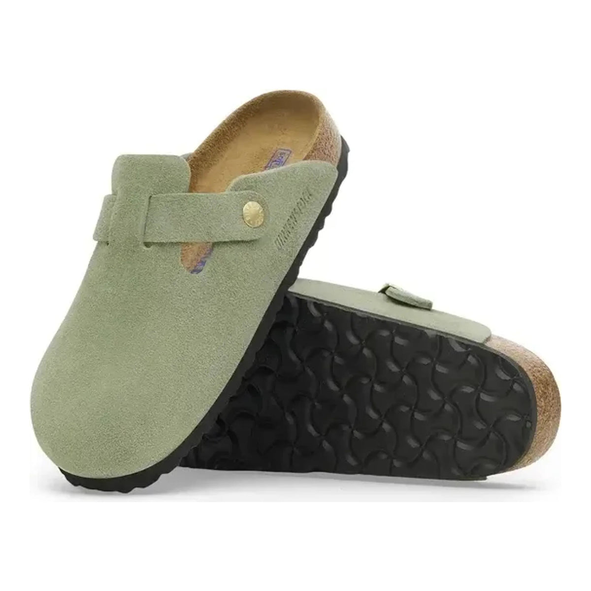 Birkenstock Boston Soft Footbed Suede Leather