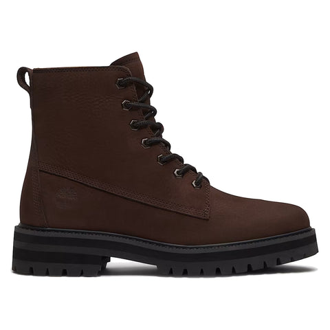 HAYD MID LACE BOOT DKBRN