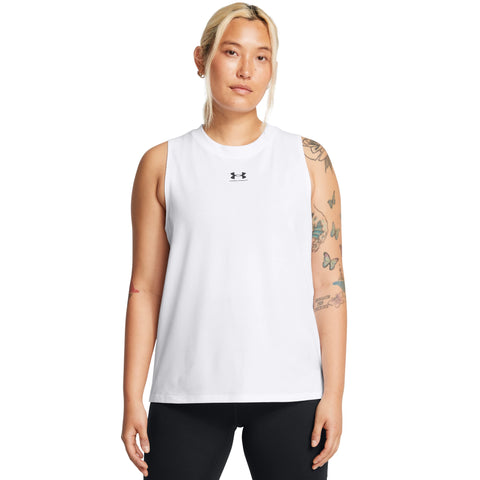 Rival Muscle Tank White