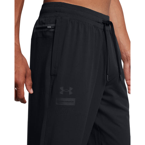 Sportswear tkané jogger kalhoty černé