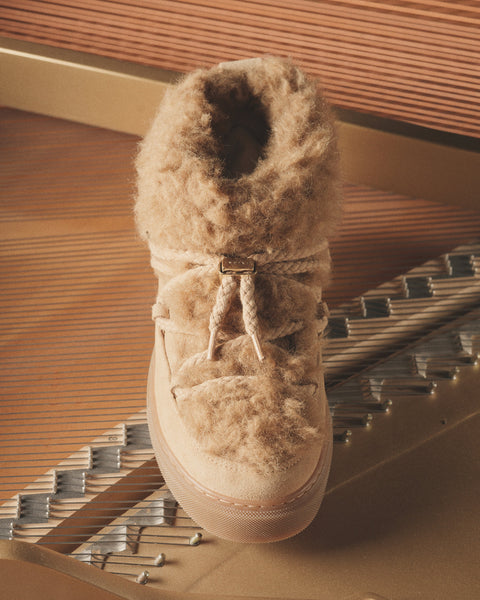 Inuikii Teddy Low Beige | Ecru