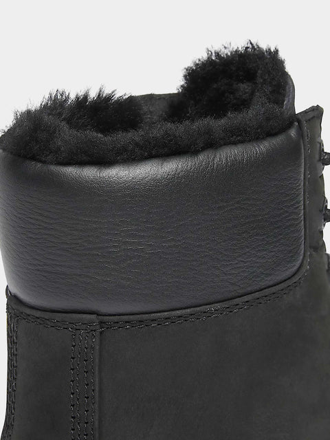 6 Inch Warm Lined Waterproof Boot Black