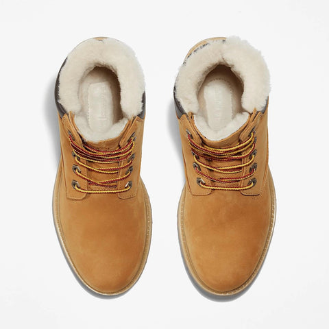 6 Inch Warm Lined Waterproof Boot Wheat