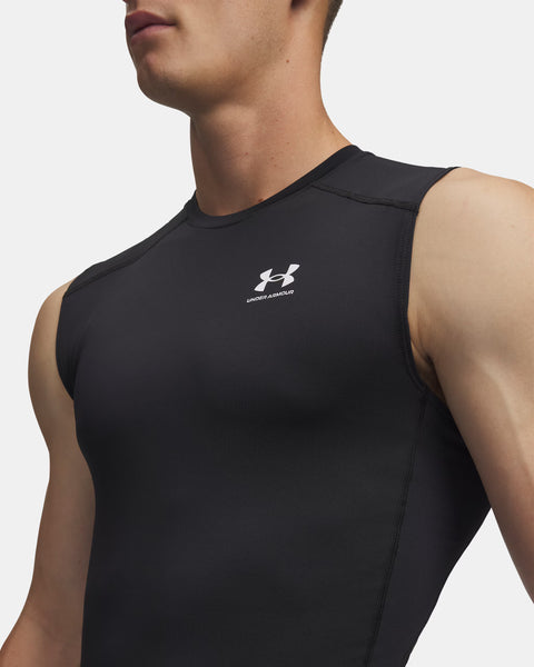 HeatGear Armour Sleeveless Black