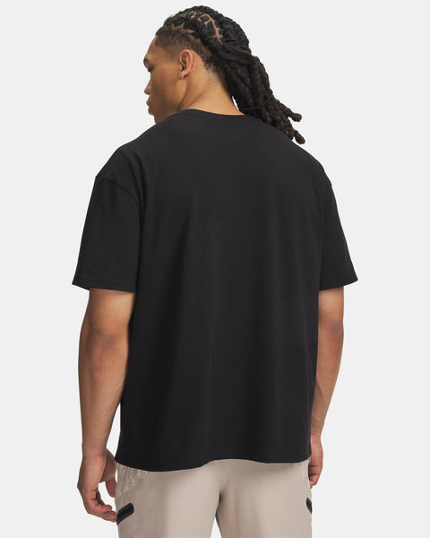 UA Heavyweight Metal Logo SS Black | Silver