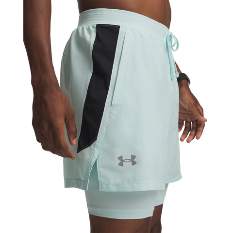 Launch 5 2-in-1 Shorts Refresh Mint | Black
