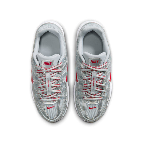 P-6000 Metallic Silver | Gym Red