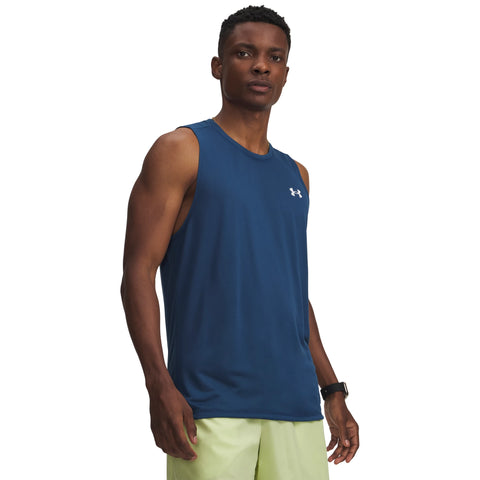 UA Tech Tank Wham Blue | White